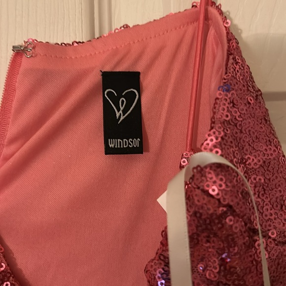 Windsor sequins pink dress NWT - Picture 2 of 5